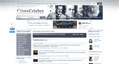 Desktop Screenshot of citatecelebre.eu